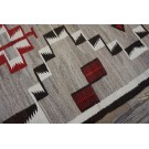 1930s American Navajo Carpet with Storm Pattern