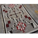 1930s American Navajo Carpet with Storm Pattern