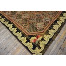 19th Century American Hooked Rug 