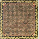 19th Century American Hooked Rug 