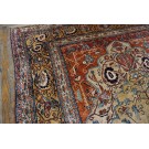 Mid-19th Century N.W. Persian Silk Heriz Carpet