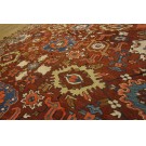 Late 19th Century N.W. Persian Heriz Carpet With Harshang Pattern