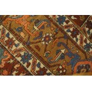 Late 19th Century N.W. Persian Heriz Carpet With Harshang Pattern