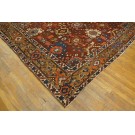 Late 19th Century N.W. Persian Heriz Carpet With Harshang Pattern