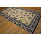Mid 19th Century Chinese Ningxia Carpet with 100 Antiques Pattern