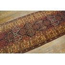 Mid 19th Century W. Persian Kurdish Shrub Runner Carpet 