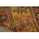 Mid 19th Century W. Persian Kurdish Shrub Runner Carpet 