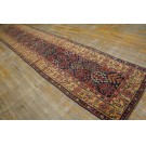 Mid 19th Century W. Persian Kurdish Shrub Runner Carpet 