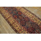 Mid 19th Century W. Persian Kurdish Shrub Runner Carpet 