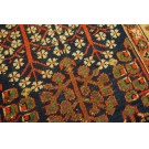 Mid 19th Century W. Persian Kurdish Shrub Runner Carpet 