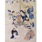 Late 19th Century Chinese Peking Carpet with Eight Immortals Playing Weiqi 