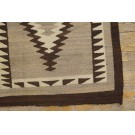 1930s American Navajo Two Grey Hills Carpet