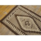 1930s American Navajo Two Grey Hills Carpet