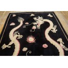 Vintage 1980s Chinese Dragon Rug