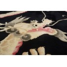 Vintage 1980s Chinese Dragon Rug