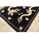 Vintage 1980s Chinese Dragon Rug