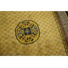 19th Century Silk Chinese Ningxia Carpet