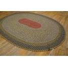 1940s American Braided Rug 