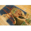 1920s Chinese Art Deco Carpet with Nautical Theme 