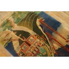 1920s Chinese Art Deco Carpet with Nautical Theme 