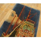 1920s Chinese Art Deco Carpet with Nautical Theme 