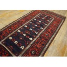 19th Century N.E. Persian Khorassan Baluch Carpet