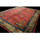 Early 20th Century Chinese Peking Carpet 