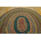 1930s American Braided Rug 