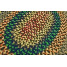 1930s American Braided Rug 