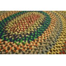 1930s American Braided Rug 