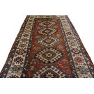 19th Century Caucasian Kazak Runner Carpet 