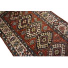 19th Century Caucasian Kazak Runner Carpet 