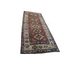 19th Century Caucasian Kazak Runner Carpet 