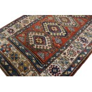 19th Century Caucasian Kazak Runner Carpet 