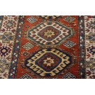 19th Century Caucasian Kazak Runner Carpet 