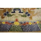 Early 20th Century Chinese Silk Dragon Carpet