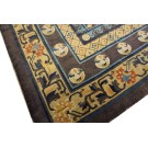 Mid 19th Century Chinese Ningxia Carpet with Hundred Deer Pattern