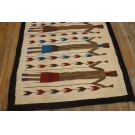 1930s American Navajo Yei Carpet 