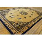 Vintage 1980s Chinese Peking Carpet 