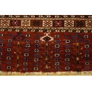 Mid 19th Century Tekke Turkmen Chuval with Silk & Cotton Highlights 