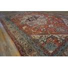 Late 19th Century Persian Serapi Carpet