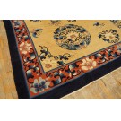 Vintage 1980s Chinese Peking Carpet 