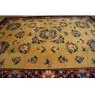 Vintage 1980s Chinese Peking Carpet 