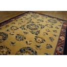 Vintage 1980s Chinese Peking Carpet 