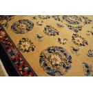 Vintage 1980s Chinese Peking Carpet 