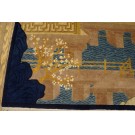 1920s Pictorial Chinese Peking Carpet 