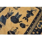 Early 20th Century N. Chinese Baotou 100 Antiques Carpet 