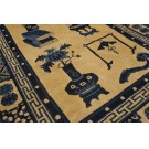 Early 20th Century N. Chinese Baotou 100 Antiques Carpet 