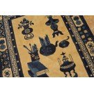 Early 20th Century N. Chinese Baotou 100 Antiques Carpet 