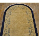 Early 20th Century Oval Chinese Peking Rug